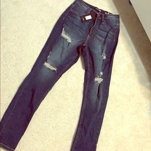 Fashion Nova dark wash jeans